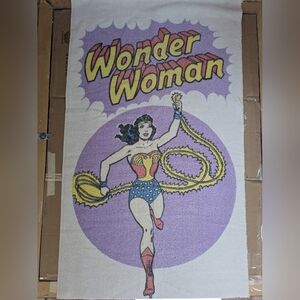 Wonder Woman Vintage 1970s Bath Towel